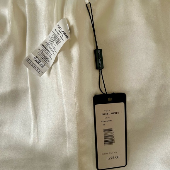 Dolce & Gabbana new skirt size 46/8 features Carretto motif jacquard fully lined - Picture 9 of 9